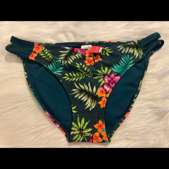 Xhilaration Other - Tropical Mesh Hipster Bikini Bottom